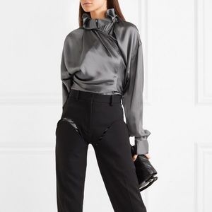 Y Project 100% Silk Four Sleeve Blouse